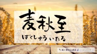 麦秋至（むぎのときいたる・ばくしゅういたる）の意味とスピリチュアルな過ごし方