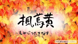 楓蔦黄（もみじつたきばむ・もみじつたきなり）の意味とスピリチュアルな過ごし方